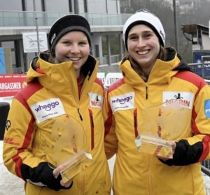 Sarah Neitz (rechts), U23- Europameisterin